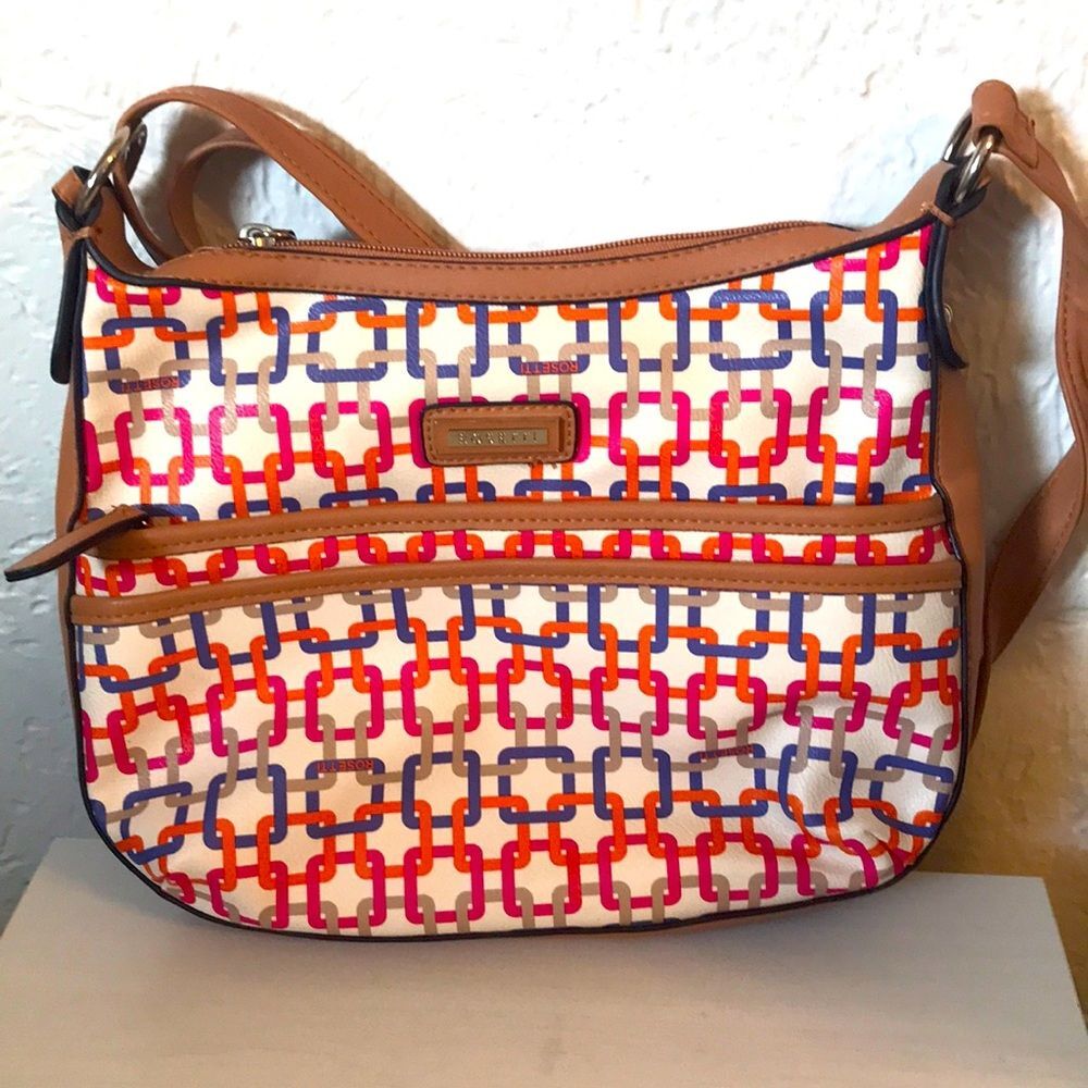 Colorful Rosetti faux leather purse
